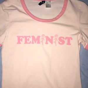 “Feminist” T-shirt from H&M.